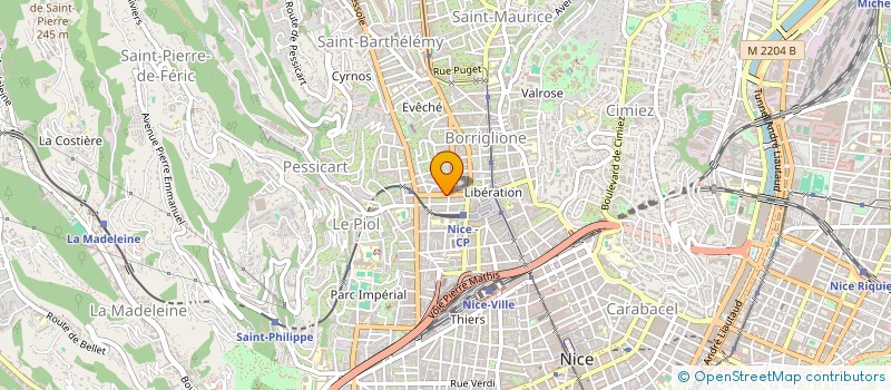 localisation de l'entreprise ANTALGIC à NICE