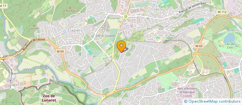 localisation de l'entreprise ANTALIA à CASTELNAU-LE-LEZ