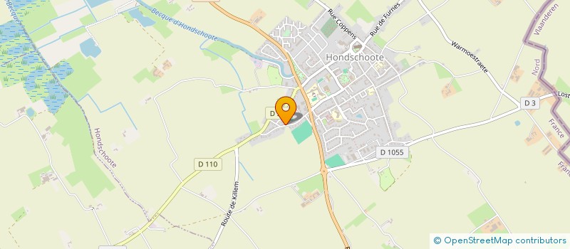 localisation de l'entreprise ANTALIE  HONDSCHOOTE