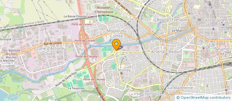 localisation de l'entreprise ANTALIS INFORMATIQUE SERVICES à RENNES