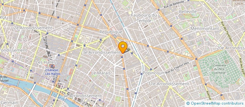 localisation de l'entreprise ANTALIS SA à PARIS
