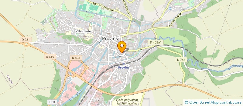 localisation de l'entreprise ANTALMARK à PROVINS