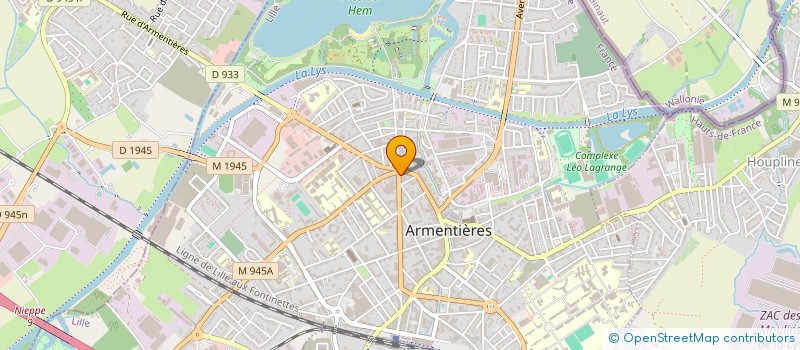 localisation de l'entreprise ANTALYA à ARMENTIERES