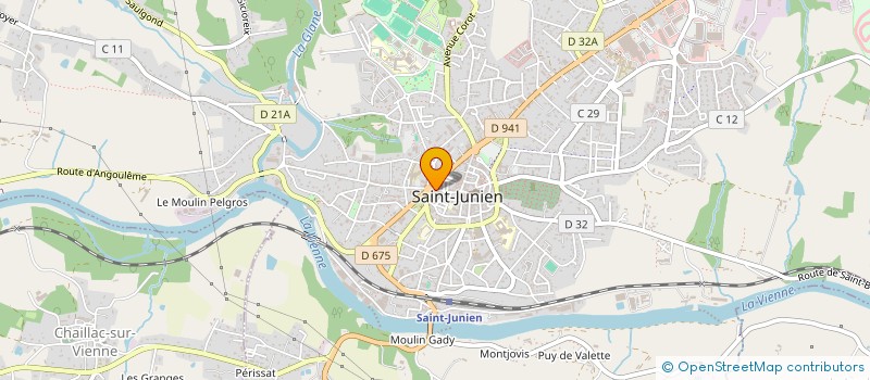 localisation de l'entreprise ANTALYS à SAINT-JUNIEN