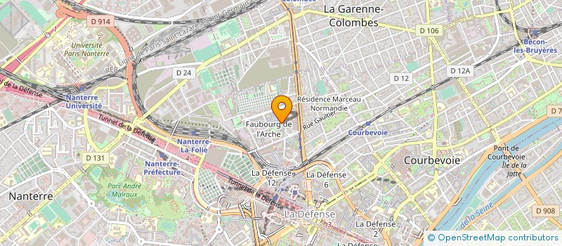 localisation de l'entreprise ANTAM RECORDS  COURBEVOIE