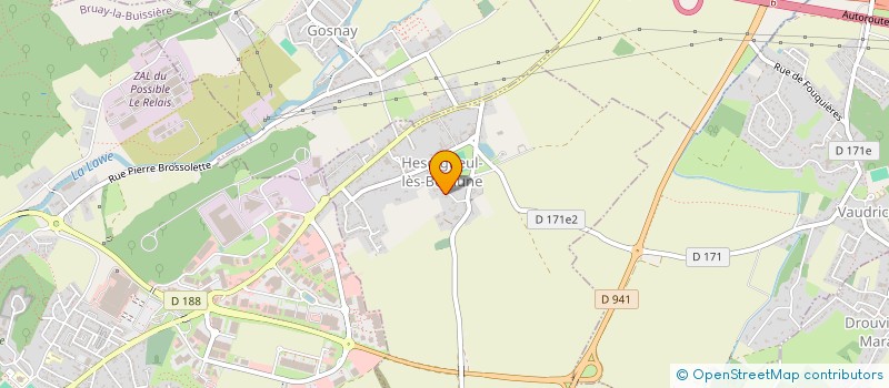 localisation de l'entreprise ANTAMEL  HESDIGNEUL-LES-BETHUNE