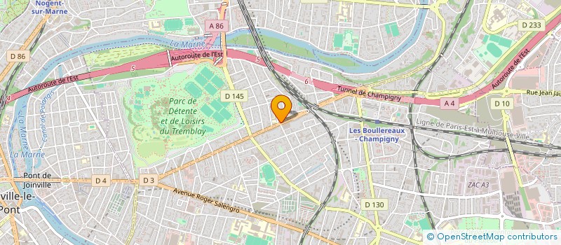 localisation de l'entreprise ANTANA à CHAMPIGNY-SUR-MARNE