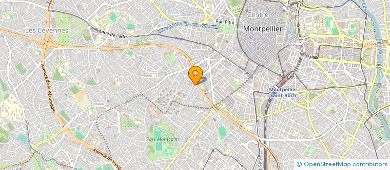 localisation de l'entreprise ANTANA à MONTPELLIER