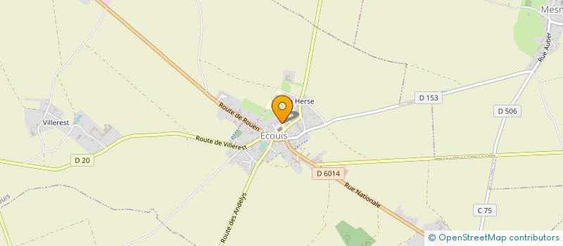 localisation de l'entreprise ANTANAIS  ECOUIS