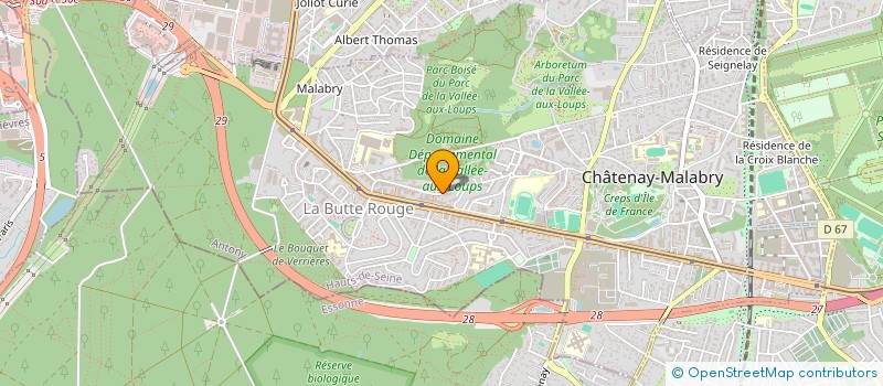 localisation de l'entreprise ANTAR TECH à CHATENAY-MALABRY