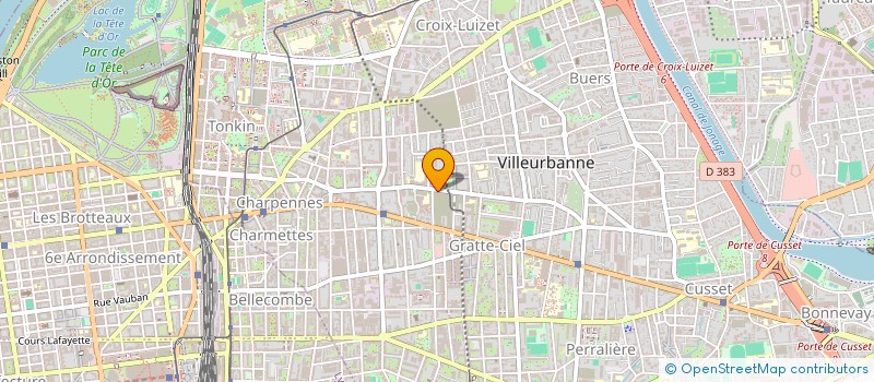 localisation de l'entreprise ANTARA  VILLEURBANNE