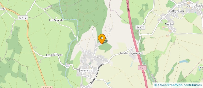 localisation de l'entreprise ANTARA  JOZERAND