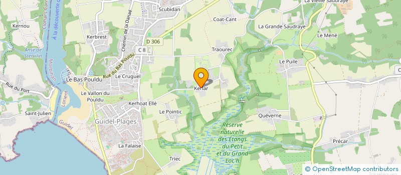 localisation de l'entreprise ANTARAM  GUIDEL