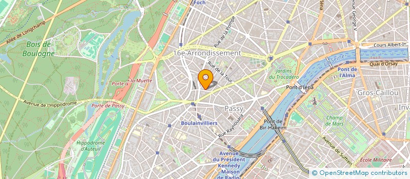 localisation de l'entreprise ANTARAM INVEST  PARIS