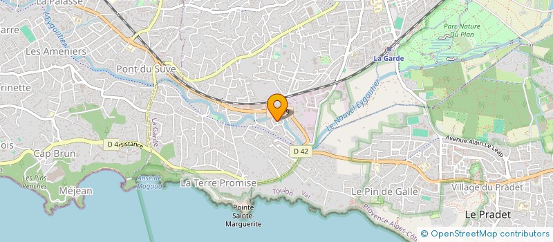 localisation de l'entreprise ANTARES  LA GARDE