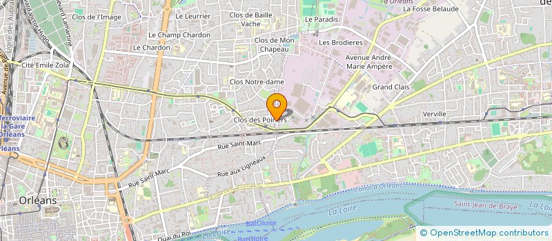 localisation de l'entreprise ANTARES à ORLEANS