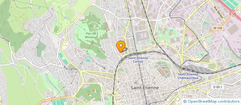 localisation de l'entreprise ANTARES à SAINT-ETIENNE