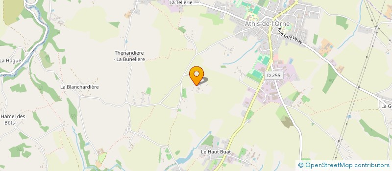 localisation de l'entreprise ANTARES à ATHIS-VAL DE ROUVRE