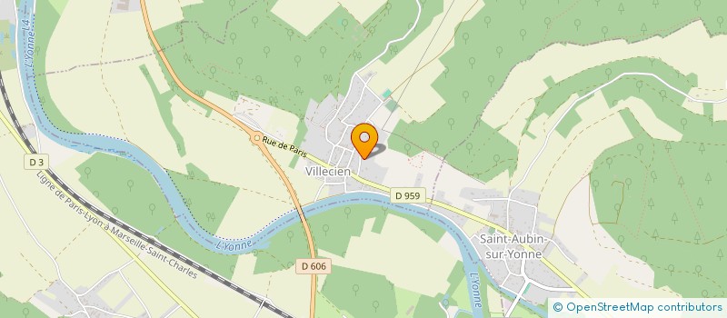 localisation de l'entreprise ANTARES à JOIGNY