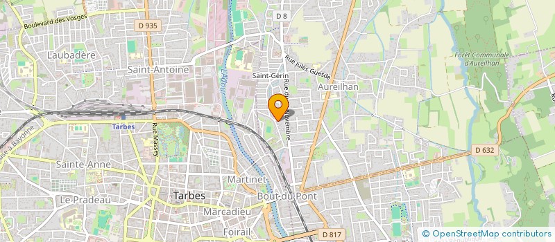 localisation de l'entreprise ANTARES  AUREILHAN