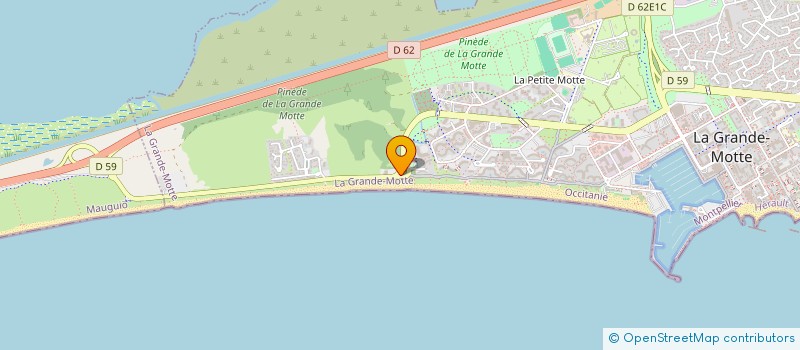 localisation de l'entreprise ANTARES  LA GRANDE MOTTE