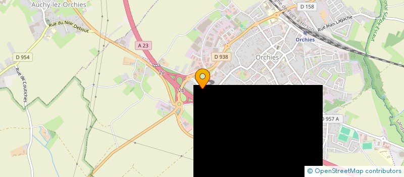 localisation de l'entreprise ANTARES  ORCHIES