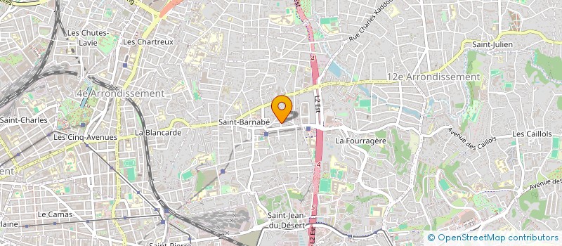 localisation de l'entreprise ANTARES à MARSEILLE