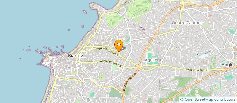 localisation de l'entreprise ANTARES à BIARRITZ