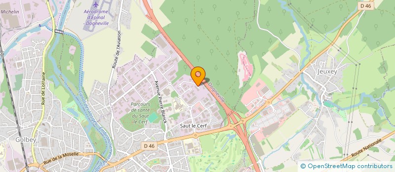 localisation de l'entreprise ANTARES à EPINAL