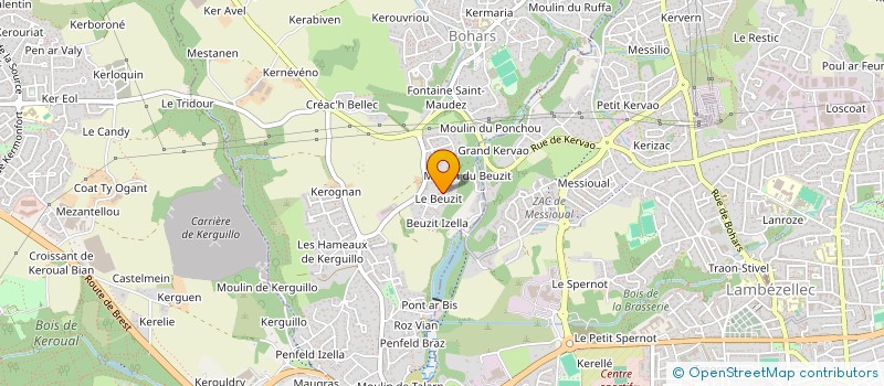 localisation de l'entreprise ANTARES  BOHARS