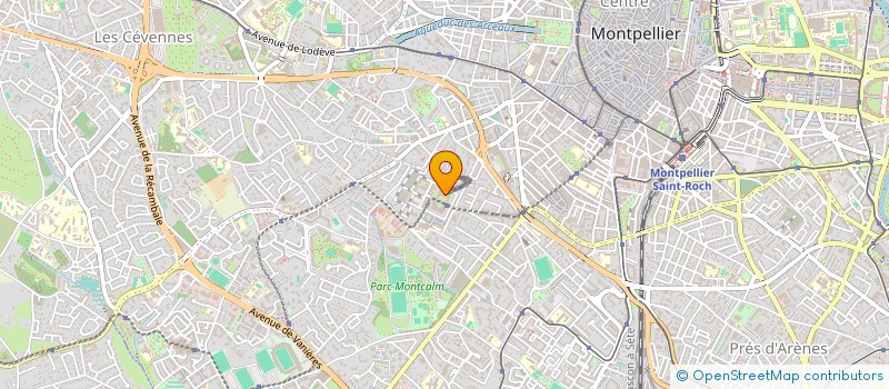 localisation de l'entreprise ANTARES à MONTPELLIER