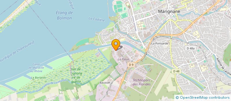 localisation de l'entreprise ANTARES  MARIGNANE