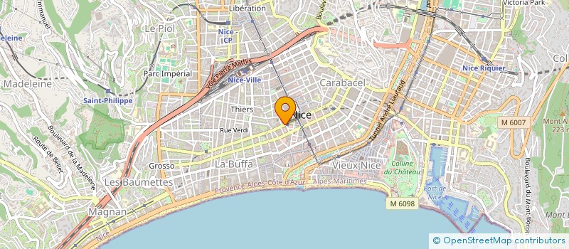 localisation de l'entreprise ANTARES  NICE