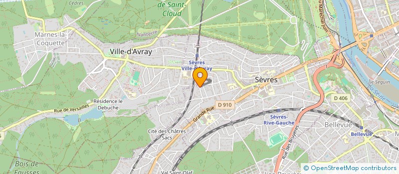 localisation de l'entreprise ANTARES ANIMATION  SEVRES