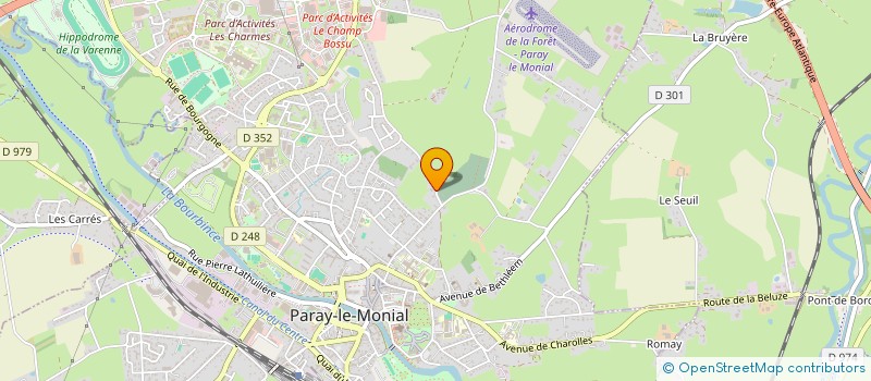 localisation de l'entreprise ANTARES CONSEILS  PARAY-LE-MONIAL