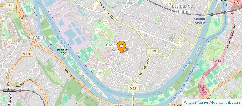 localisation de l'entreprise ANTARES CORPFI CONSEIL  CROISSY-SUR-SEINE