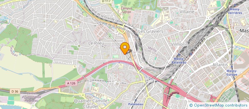 localisation de l'entreprise ANTARES FACTOTUM SERVICES  PALAISEAU