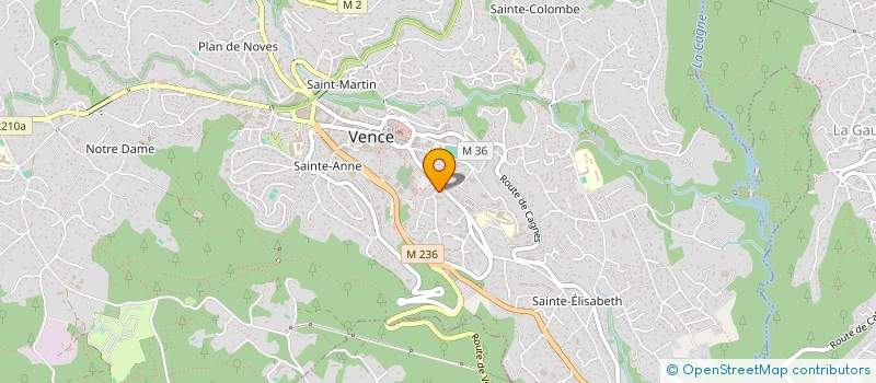 localisation de l'entreprise ANTARES FIGHTING ACADEMY à VENCE