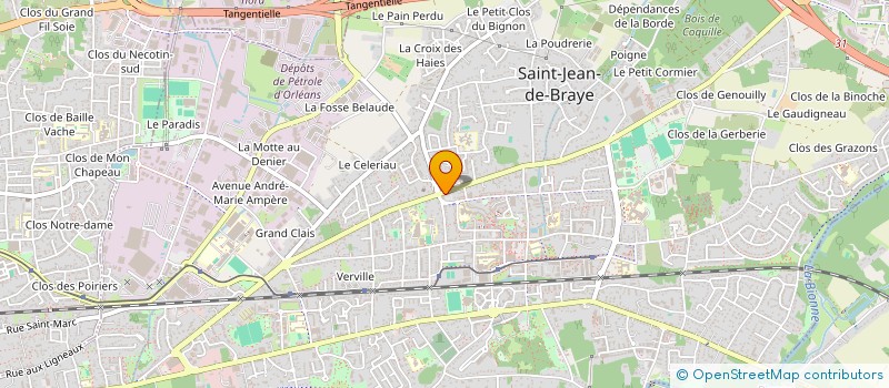 localisation de l'entreprise ANTARES HOTEL ST JEAN DE BRAYE à SAINT-JEAN-DE-BRAYE