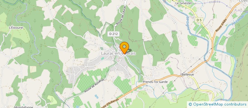 localisation de l'entreprise ANTARES INGENIERIE à AUBENAS