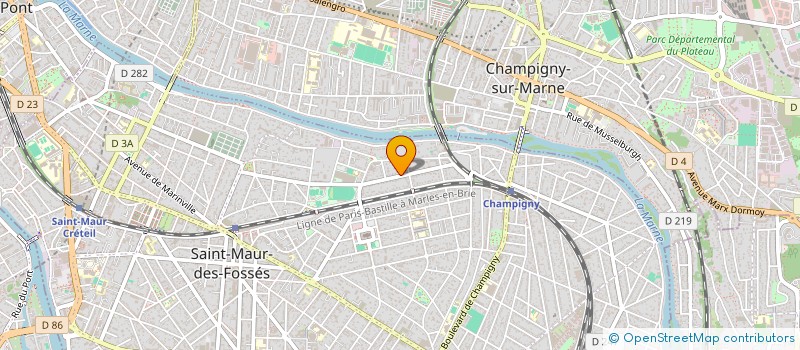 localisation de l'entreprise ANTARES INVESTISSEMENT à SAINT-MAUR-DES-FOSSES