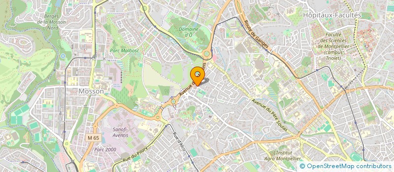 localisation de l'entreprise ANTARES LOCATION à MONTPELLIER