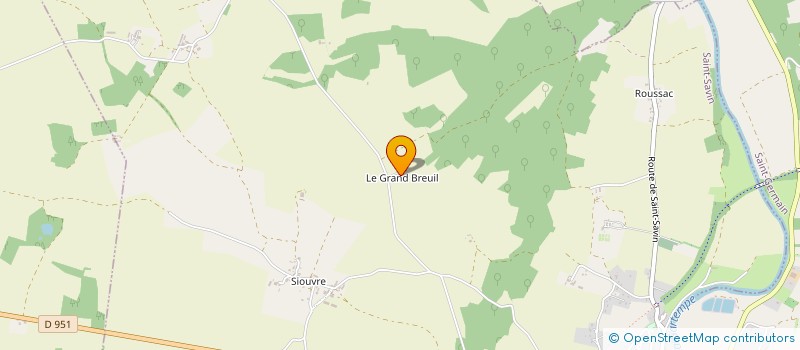 localisation de l'entreprise ANTARES PATRIMOINE à SAINT-SAVIN-SUR-GARTEMPE