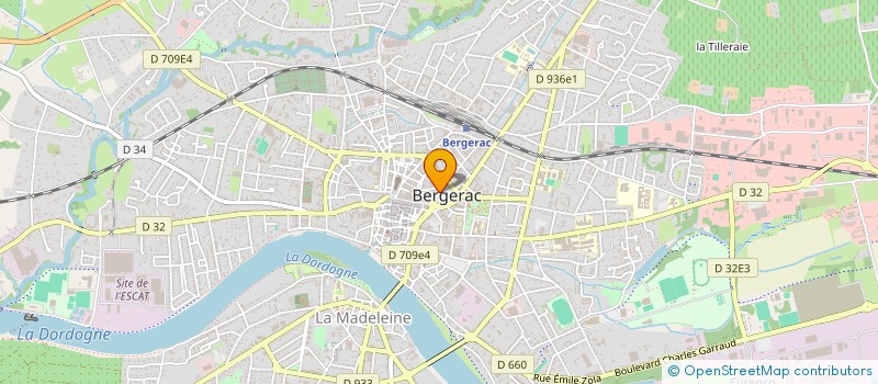 localisation de l'entreprise ANTARES SECURITE à BERGERAC