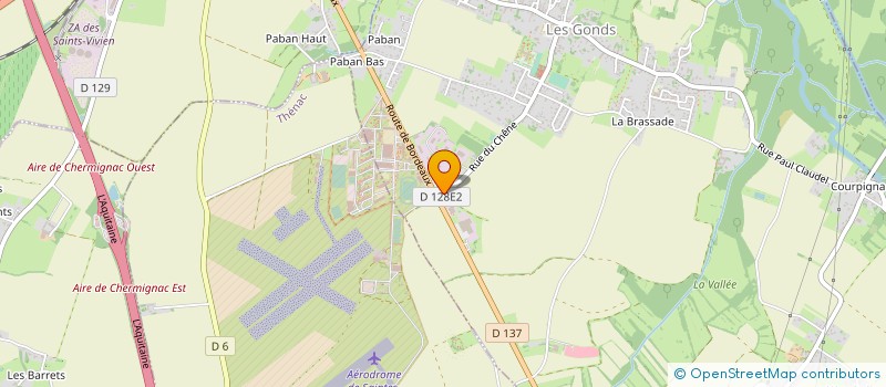 localisation de l'entreprise ANTARES SELLIER FRANCE  LES GONDS