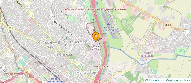 localisation de l'entreprise ANTARES SUD OUEST à TOULOUSE