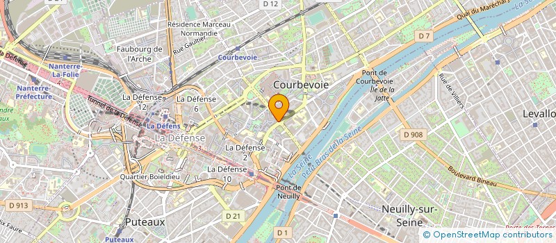 localisation de l'entreprise ANTARGAZ ENERGIES à COURBEVOIE