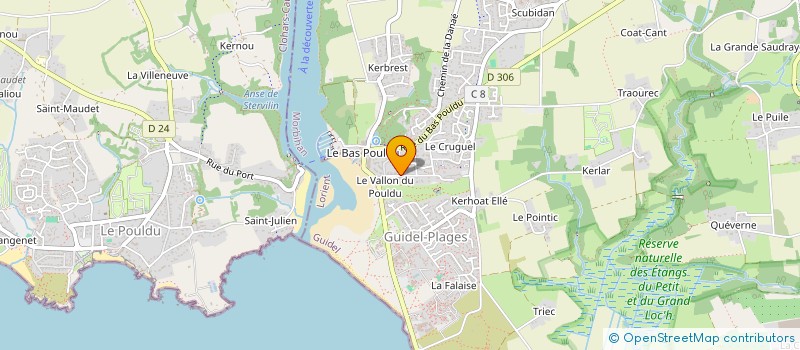 localisation de l'entreprise ANTARINE  GUIDEL