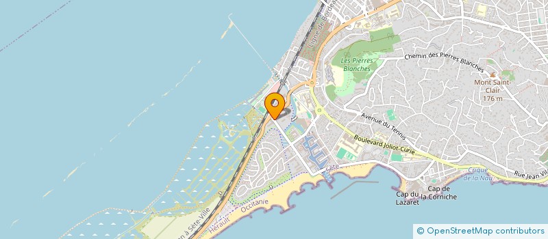 localisation de l'entreprise ANTARLINE  SETE