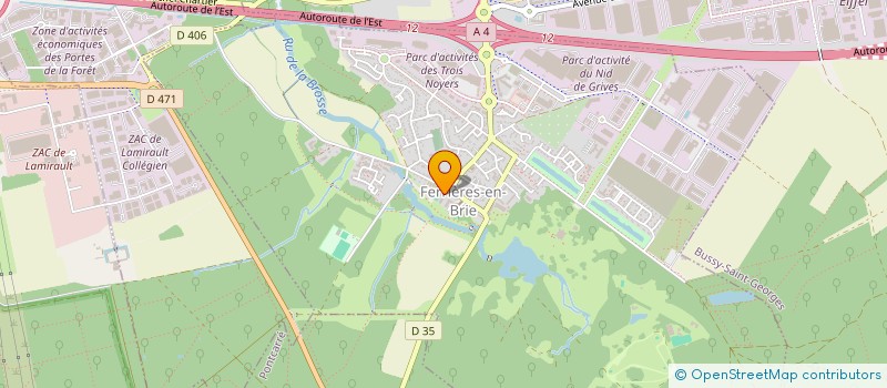 localisation de l'entreprise ANTAROL  FERRIERES-EN-BRIE